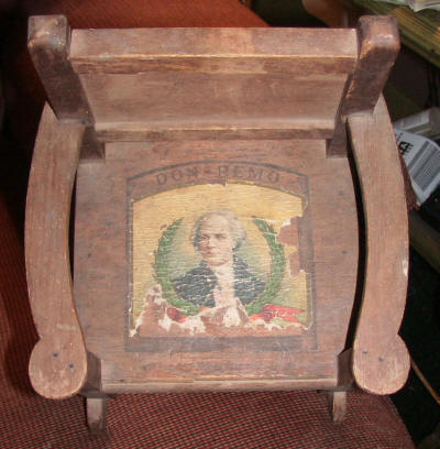 cigar box rocking chair